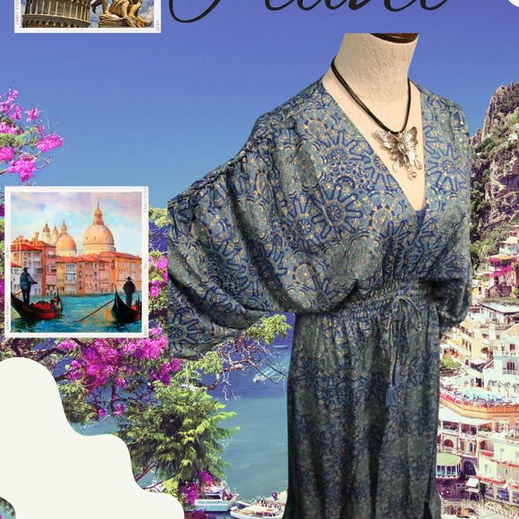 Bohemian Mandala Long Dress - Picture 2 of 4